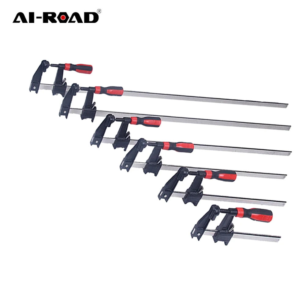 AI-ROAD 1Pc 6-24 Inch New Heavy Duty F Clamp Multi-Purpose DIY Woodworking Clip Ratchet Quick Release Squeeze Work Bar Hand Tool
AI-ROAD 1Pc 6-24 Inch New Heavy Duty F Clamp Multi-Purpose DIY Woodworking Clip Ratchet Quick Release Squeeze Work Bar Hand Tool