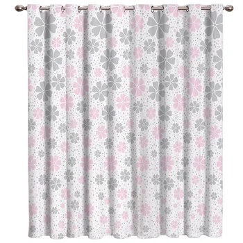 Pink And Grey Flower Nordic Window Curtains Dark Blackout Bathroom Bedroom Outdoor Fabric Swag Kids Window Treatment Ideas 
Pink And Grey Flower Nordic Window Curtains Dark Blackout Bathroom Bedroom Outdoor Fabric Swag Kids Window Treatment Ideas