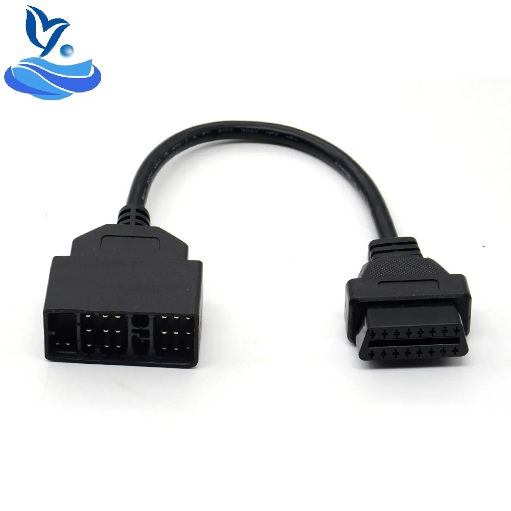 22Pin OBDII 16Pin гнездовой разъем Кабель-адаптер DLC ведущий 22 контактный для OBD2 16 Pin-код |