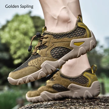 Golden Sapling Men's Hiking Shoes Breathable Summer Mountain Climbing Sneakers Men Soft Rubber Outdoor Hunting Trekking Sneaker
Golden Sapling Men's Hiking Shoes Breathable Summer Mountain Climbing Sneakers Men Soft Rubber Outdoor Hunting Trekking Sneaker