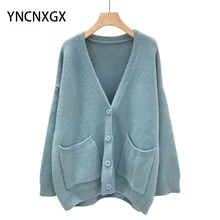 Cardigan for Women Cardigan Women's Sweater V-neck Ladies Loose Solid Color Knit Sweater Coat
Cardigan for Women Cardigan Women's Sweater V-neck Ladies Loose Solid Color Knit Sweater Coat