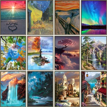 5D Diamond Painting Full drill landscape Mosaic Round Diamond Embroidery Cross Stitch Diamond Art Rhinestones Christmas 
5D Diamond Painting Full drill landscape Mosaic Round Diamond Embroidery Cross Stitch Diamond Art Rhinestones Christmas