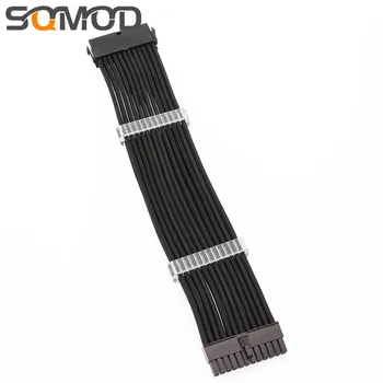 High Quality Single Sleeved Motherboard 24Pin CPU/ATX/EPS Male to Female Power Extension Cable with 2pcs Cable Combs
High Quality Single Sleeved Motherboard 24Pin CPU/ATX/EPS Male to Female Power Extension Cable with 2pcs Cable Combs