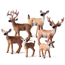 6 PCS Christmas Simulation Elk Model Ornaments Washable Cartoon Animals Craft Ornaments Xmas Decor For Forest Party Decoration
6 PCS Christmas Simulation Elk Model Ornaments Washable Cartoon Animals Craft Ornaments Xmas Decor For Forest Party Decoration