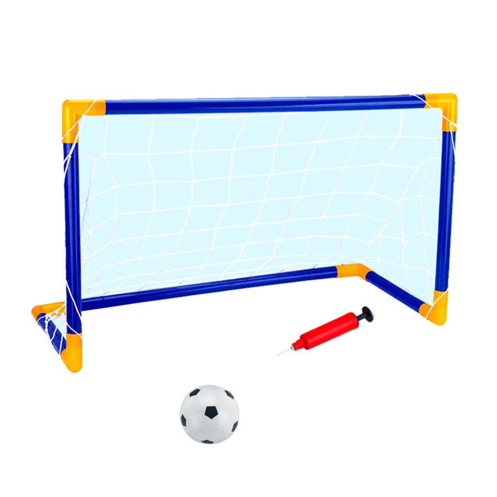 90cm Portable Soccer Goal Set, Football Gate & Football with Pump, Kids Outdoor Play Toy Gift 90cm Portable Soccer Goal Set, Football Gate & Football with Pump, Kids Outdoor Play Toy Gift