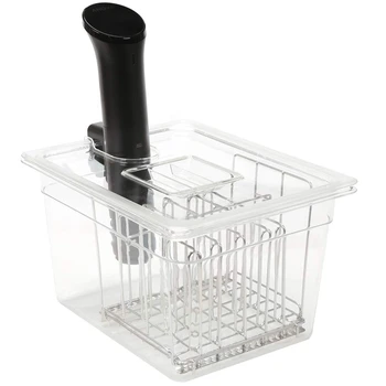 Sous Vide Circulating Container with Lid Suitable for Most 11 Liter Sous Vide Cookware Containers Stainless Steel Sous Vide Rack
Sous Vide Circulating Container with Lid Suitable for Most 11 Liter Sous Vide Cookware Containers Stainless Steel Sous Vide Rack