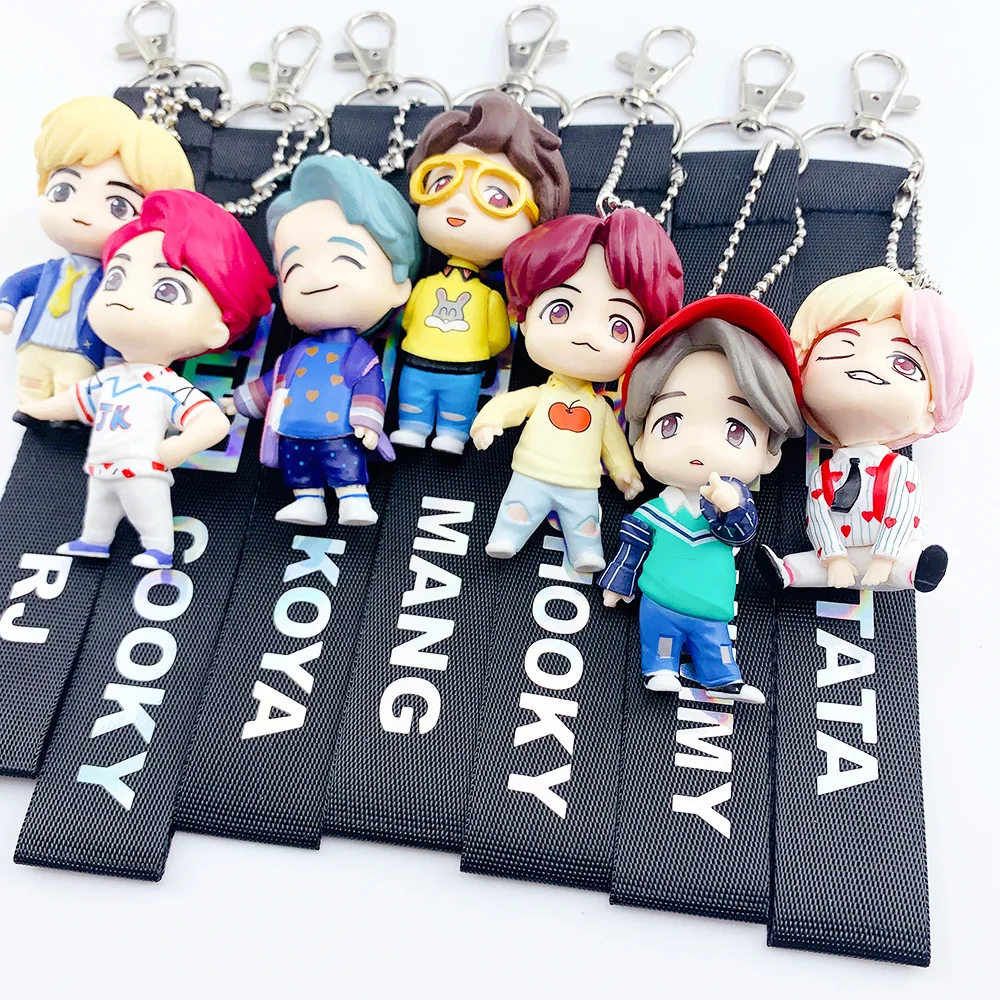 7PCS/set Ban Boys Groups Model Toys KP Star TOP Group PVC Keychain Action Figures Keyring Bt Kid
7PCS/set Ban Boys Groups Model Toys KP Star TOP Group PVC Keychain Action Figures Keyring Bt Kid