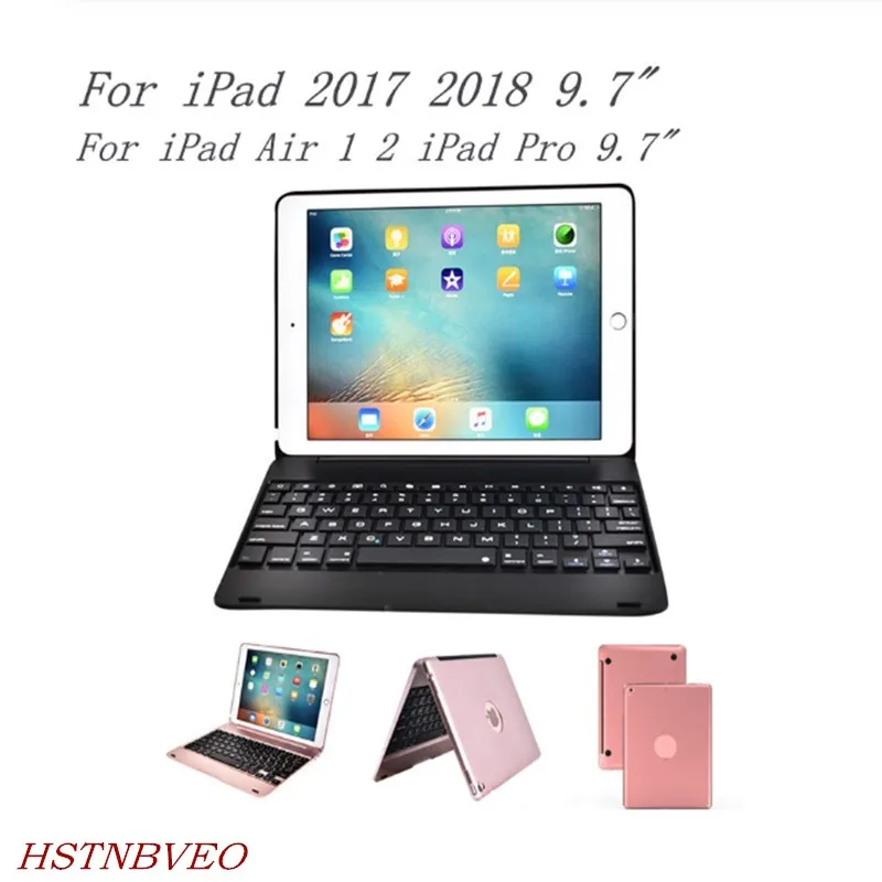 HSTNBVEO For iPad Air 1/ 2 iPad Pro 9.7 inch Wireless Bluetooth Keyboard Foldable Stand Holder Case For New iPad 2017 2018 9.7"
HSTNBVEO For iPad Air 1/ 2 iPad Pro 9.7 inch Wireless Bluetooth Keyboard Foldable Stand Holder Case For New iPad 2017 2018 9.7"
