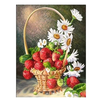 Diamond Painting Full Square Drill Flower Diamond Embroidery Cross Stitch Fruit Rhinestones Handicraft Sets
Diamond Painting Full Square Drill Flower Diamond Embroidery Cross Stitch Fruit Rhinestones Handicraft Sets