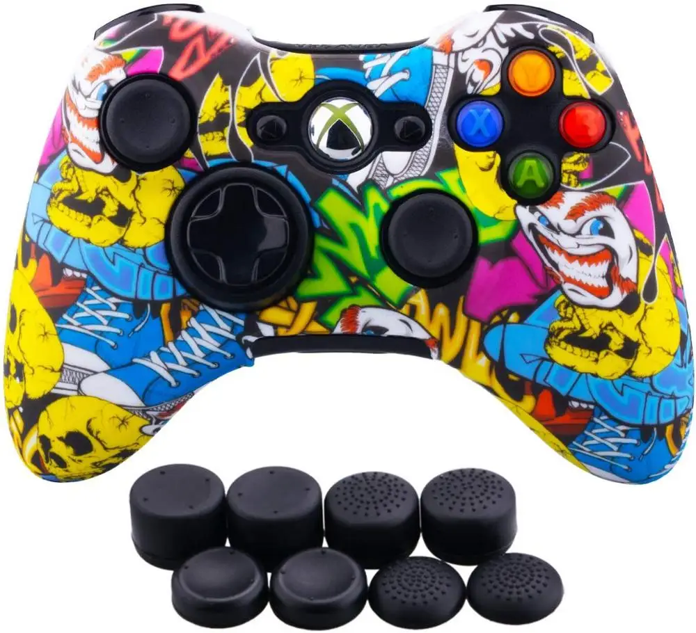 ZOMTOP Water Transfer Printing Protective Skin for Microsoft Xbox 360 Wired / Wireless Controller Silicone Case Cover Caps
ZOMTOP Water Transfer Printing Protective Skin for Microsoft Xbox 360 Wired / Wireless Controller Silicone Case Cover Caps