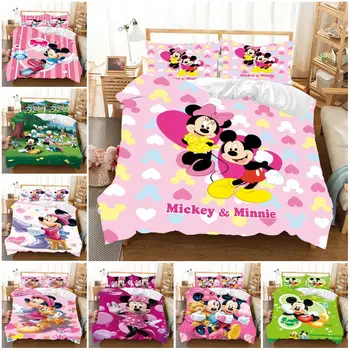 3D Printed Pink Minnie Mickey Mouse Bedding Set Duvet Cover Pillowcases Bedlinen Comforter Cover for Children Twin Full Queen
3D Printed Pink Minnie Mickey Mouse Bedding Set Duvet Cover Pillowcases Bedlinen Comforter Cover for Children Twin Full Queen