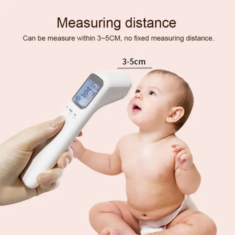 Infrared Thermometer Forehead Baby Portable Non-contact child Handheld Body/Object Temperature Measure IR Device//
Infrared Thermometer Forehead Baby Portable Non-contact child Handheld Body/Object Temperature Measure IR Device//