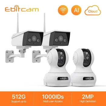 Ebitcam Cloud CCTV Camera Security System Kit Wifi IP Camera 1080p Wifi Outdoor IP Cameras 1080p Indoor Video Surveillance Kit
Ebitcam Cloud CCTV Camera Security System Kit Wifi IP Camera 1080p Wifi Outdoor IP Cameras 1080p Indoor Video Surveillance Kit
