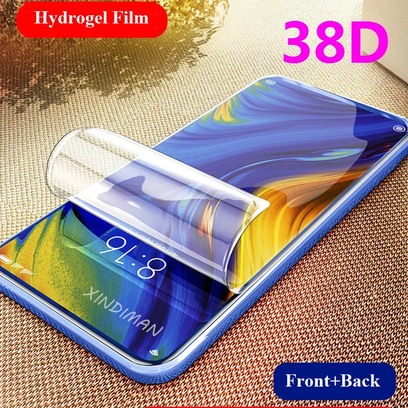 

38D Front+Back hydrogel film for xiaomi Redmi5 5plus screen protector for xiaomi redmi5 5A 6 6A 7 7A Redmi note5 Note6 Note7 K20