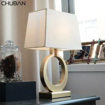 Modern Luxury Villa Gold Color Desktop Decorative Table Lamp Nordic Retro Bedroom Bedside Living Room Study Reading Light 
Modern Luxury Villa Gold Color Desktop Decorative Table Lamp Nordic Retro Bedroom Bedside Living Room Study Reading Light