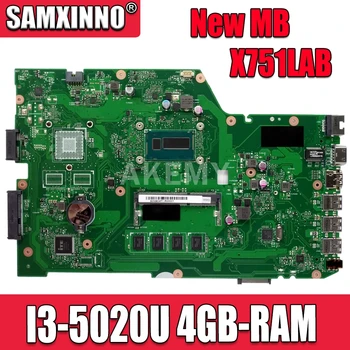 X751LAB MAIN_BD._4G/I3-5020U I3-5010U Mainboard REV 2.5 For ASUS X751L X751LA R752L X751LD X751LJ Laptop motherboard EDP screen
X751LAB MAIN_BD._4G/I3-5020U I3-5010U Mainboard REV 2.5 For ASUS X751L X751LA R752L X751LD X751LJ Laptop motherboard EDP screen