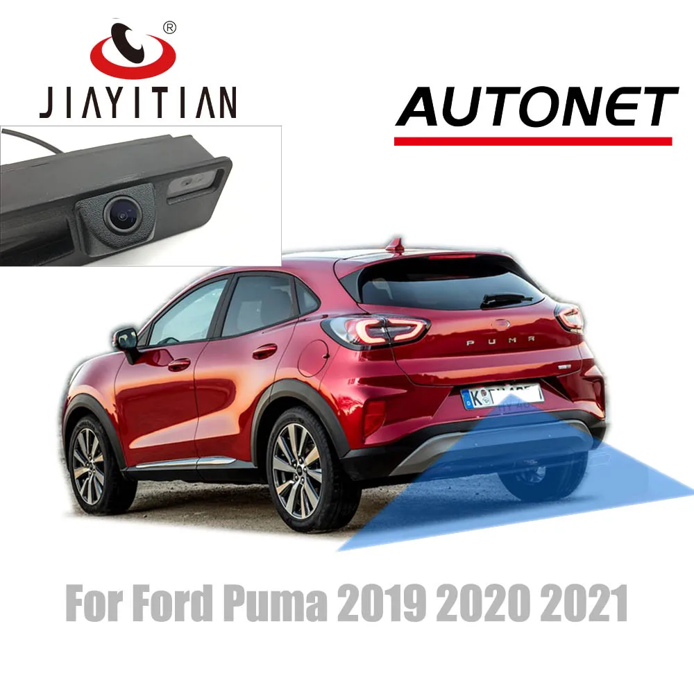 Камера заднего вида JIAYITIAN HD с ручкой багажника для Ford Puma 2019 2020 2021 CCD ночного