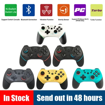 Wireless Bluetooth Gamepad For Nintend Switch Pro NS-Switch Pro Game Joystick Controller For Switch Console with 6-Axis Handle
Wireless Bluetooth Gamepad For Nintend Switch Pro NS-Switch Pro Game Joystick Controller For Switch Console with 6-Axis Handle