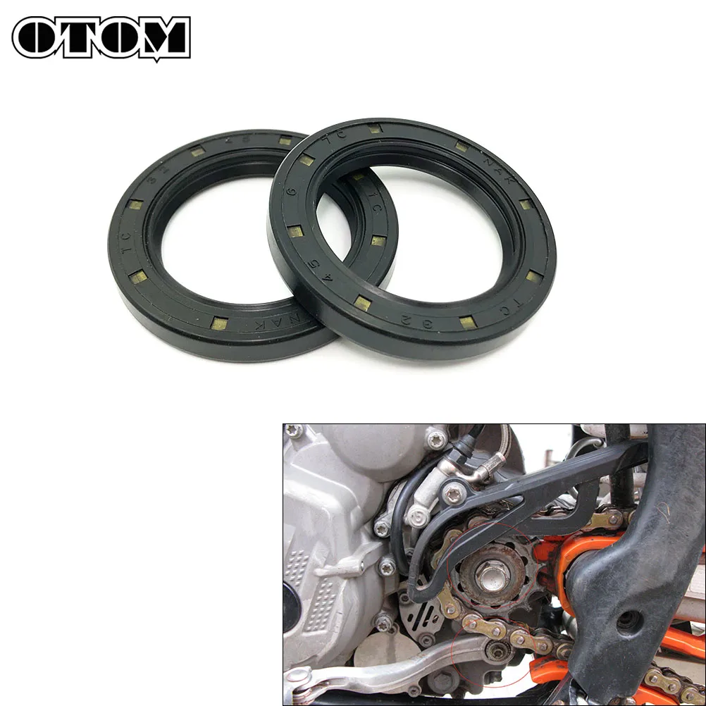 

OTOM Motorcycle Countershaft Oil Seals Nitrile Fluorine Rubber O Ring For KTM EXC XC MXC SX SXS SXF XCW SRM 525 Motocross Parts