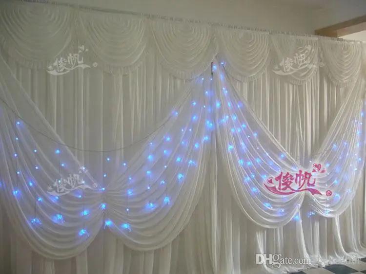 3M*6m 10ft*20ft Ice Silk White Color With Butterfly Swag Wedding Drape Curtain Backdrop wedding party props supplies
3M*6m 10ft*20ft Ice Silk White Color With Butterfly Swag Wedding Drape Curtain Backdrop wedding party props supplies