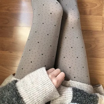 AIGYPTOS Autumn and winter ladies retro polka dot japanese style women's jacquard velvet leggings 
AIGYPTOS Autumn and winter ladies retro polka dot japanese style women's jacquard velvet leggings