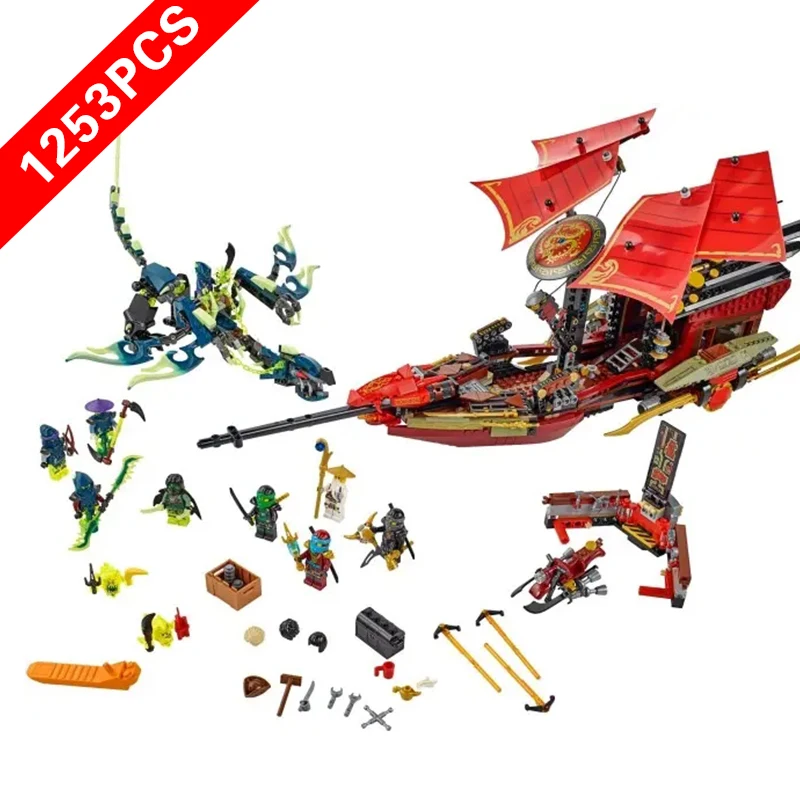 New Ninjaing Series Toys Destiny's Bounty Compatible Legoingly Ninjaing 70738 Building Blocks Toys for Children Birthday Gift
New Ninjaing Series Toys Destiny's Bounty Compatible Legoingly Ninjaing 70738 Building Blocks Toys for Children Birthday Gift