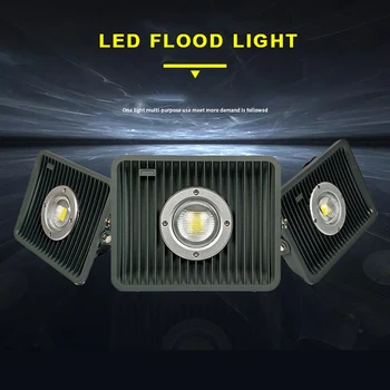 

30W 50W 100W 150W Led Flood Light AC85-265V IP65 Waterproof Outdoor Spotlight Warm White Cool White Floodlight for Garden Yard