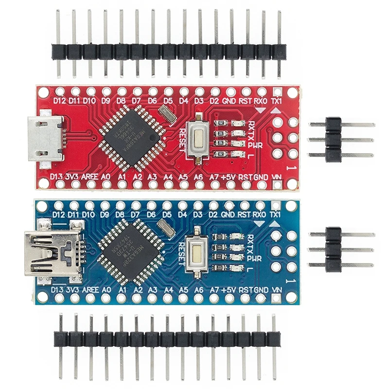 Совместимый контроллер Nano v3.0 для Arduino с загрузчиком USB драйвером CH340 16 МГц