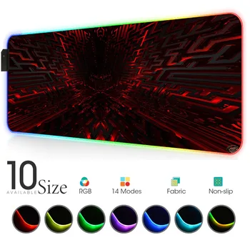 Rgb Mouse Pad Gamers Accessories Black and Red Gloway MousePad Led Play Mat with Backlight Deco Gaming Lights Mat for Keyboards
Rgb Mouse Pad Gamers Accessories Black and Red Gloway MousePad Led Play Mat with Backlight Deco Gaming Lights Mat for Keyboards