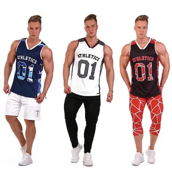 

2020 Gyms Brand Clothes engineers Men's Singlets vest casual Gyms Body fitness men Bodybuilding loose cotton tank tops