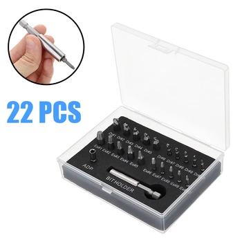 22Pcs Screw Remover Set HSS Broken Bolt Extractor Damaged Stripped Screw Extractor Set with Extension Bit Holder+Socket Adapter
22Pcs Screw Remover Set HSS Broken Bolt Extractor Damaged Stripped Screw Extractor Set with Extension Bit Holder+Socket Adapter
