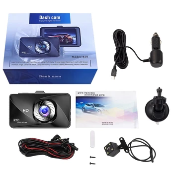 3 Inch Car Dash Camera Driving Recorder 170 Wide Angle Dvr With Rear Camera Infrared Night Dash 
3 Inch Car Dash Camera Driving Recorder 170 Wide Angle Dvr With Rear Camera Infrared Night Dash