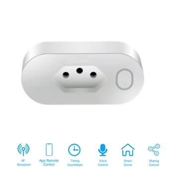 WiFi Type Socket 16A Power monitoring Smart Life APP Control Voice Control via Alexa Google Home.Brazil Standard Smart Socket
WiFi Type Socket 16A Power monitoring Smart Life APP Control Voice Control via Alexa Google Home.Brazil Standard Smart Socket