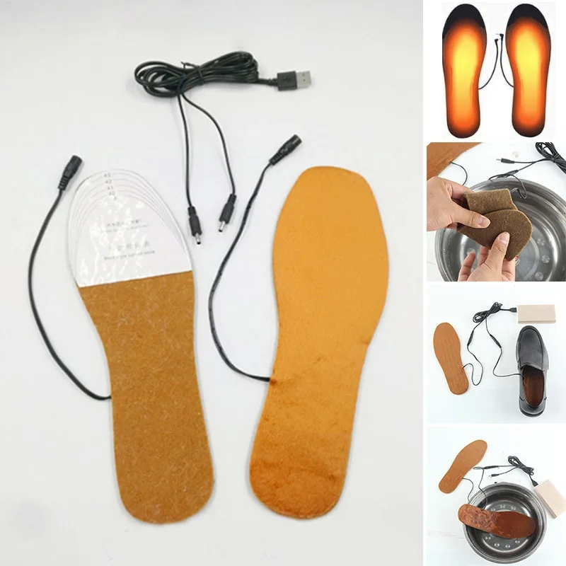 Excellent Workmanship USB Electric Heated Shoe Insole Sock Feet Heater Winter Warmer Pad Can Be Cut Quick-drying
Excellent Workmanship USB Electric Heated Shoe Insole Sock Feet Heater Winter Warmer Pad Can Be Cut Quick-drying