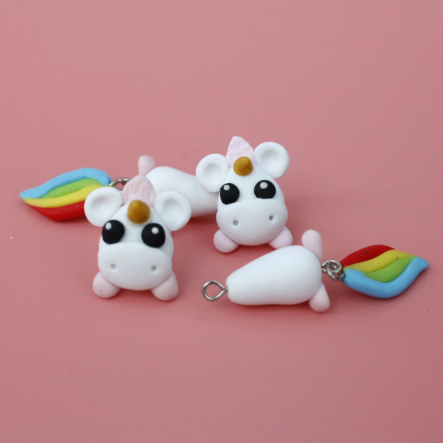 Unicorn Clay Earrings 2025