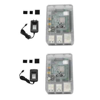 for Raspberry Pi 4B ABS Black Case 2G RAM DIY Kit with Heatsink 5V 3A Power Adapter for Raspberry PI 4
for Raspberry Pi 4B ABS Black Case 2G RAM DIY Kit with Heatsink 5V 3A Power Adapter for Raspberry PI 4
