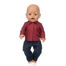 2022 New Baby New Born Fit 18 inch Doll Clothes Accessories Red And Black Plaid Clothes For Baby Birthday Gift
2022 New Baby New Born Fit 18 inch Doll Clothes Accessories Red And Black Plaid Clothes For Baby Birthday Gift