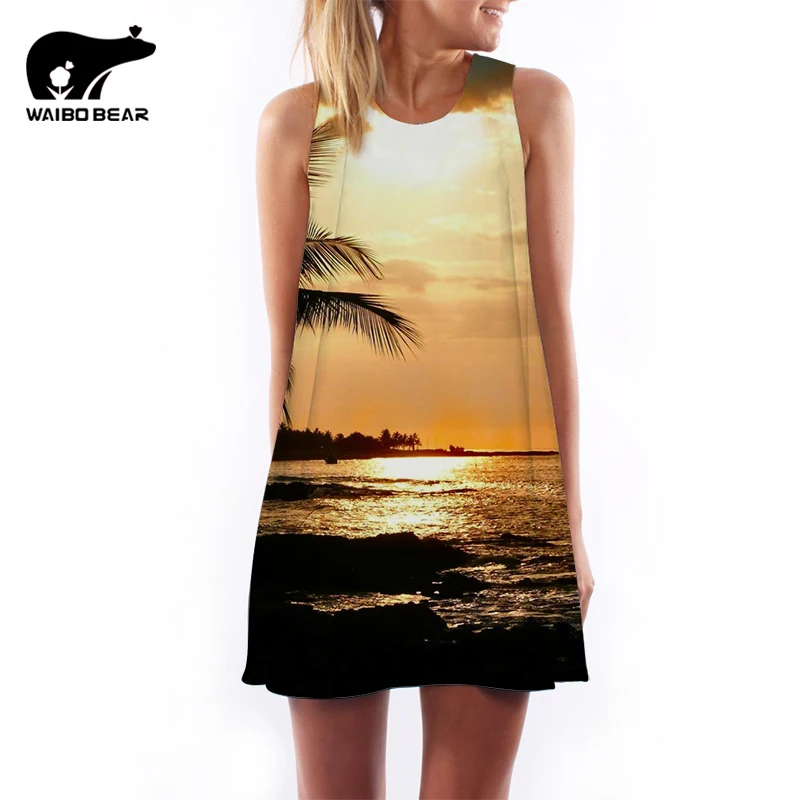3D Dresses Printed Dress Beach Dress Female Sleeveless Tank Summer Mini A-line Casual Vestidos Mujer Brand Dress WAIBO BEAR
3D Dresses Printed Dress Beach Dress Female Sleeveless Tank Summer Mini A-line Casual Vestidos Mujer Brand Dress WAIBO BEAR