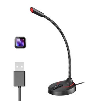 2.4m USB Microphone Meeting Gooseneck Desktop Computer 360 One-button Omnidirectional Gaming Capacitive for PC Laptop Office
2.4m USB Microphone Meeting Gooseneck Desktop Computer 360 One-button Omnidirectional Gaming Capacitive for PC Laptop Office