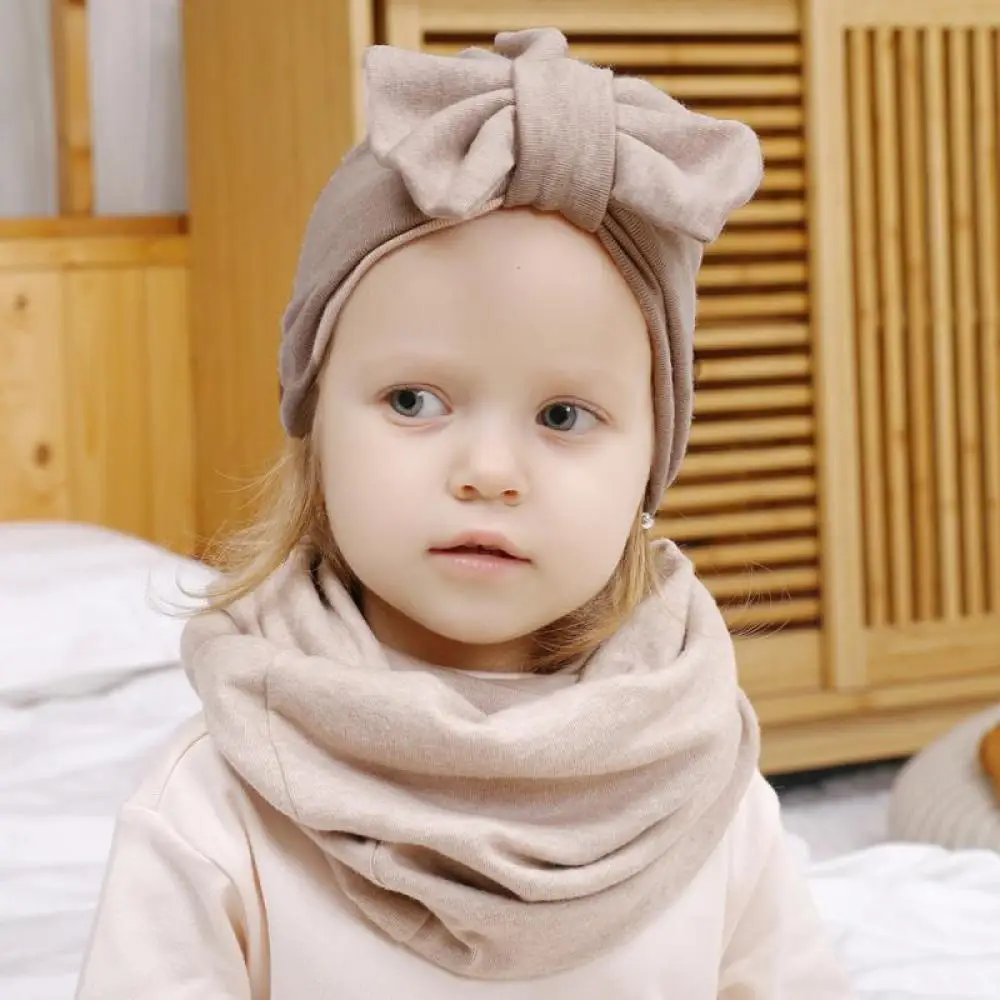 Infant Beanie Baby Girl Hat Accessories for Baby 0-3T 2 PCS/Set New Baby Hat Scarf Fashion Big Bow Baby Turban Cap 
Infant Beanie Baby Girl Hat Accessories for Baby 0-3T 2 PCS/Set New Baby Hat Scarf Fashion Big Bow Baby Turban Cap