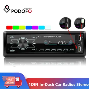 Podofo Autoradio 12V 1din Car Radio Bluetooth Car stereo In-Dash Car Audio Phone AUX-IN FM/USB/Radio Remote Control MP3 Player
Podofo Autoradio 12V 1din Car Radio Bluetooth Car stereo In-Dash Car Audio Phone AUX-IN FM/USB/Radio Remote Control MP3 Player