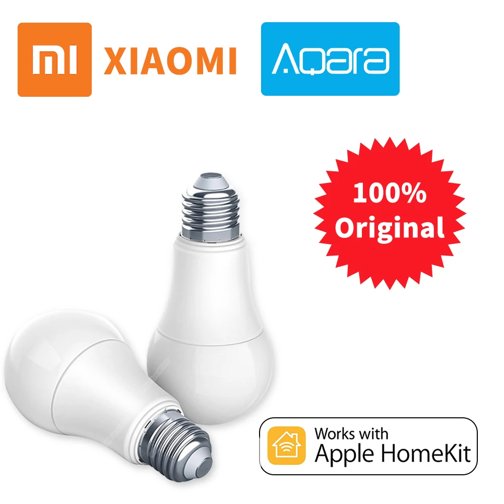 100% Original Xiaomi Aqara Smart bulb Smart tunable White Color LED lamp Light Work Home Kit and for xaomi Home App 2700K-6500K
100% Original Xiaomi Aqara Smart bulb Smart tunable White Color LED lamp Light Work Home Kit and for xaomi Home App 2700K-6500K