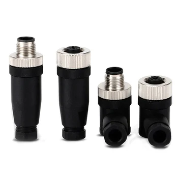 New New PG7 Sensor Connector IP67 3 4 5 Pin Male/Female Connector Waterproof Plug Screw Straight/Right Angle M12 Plug
New New PG7 Sensor Connector IP67 3 4 5 Pin Male/Female Connector Waterproof Plug Screw Straight/Right Angle M12 Plug