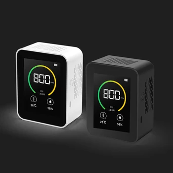 CO2 Detector Gas Concentration Content TFT Smart Air Tester with Temperature Humidity Air Quality Analyzer
CO2 Detector Gas Concentration Content TFT Smart Air Tester with Temperature Humidity Air Quality Analyzer