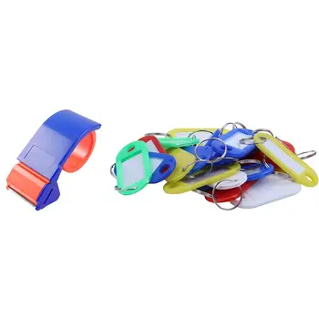Sealing Packaging Parcel Plastic Roller Tape Cutter Dispenser & Key Ring Tags - Mixed Colours 20 Twenty Color Ran
Sealing Packaging Parcel Plastic Roller Tape Cutter Dispenser & Key Ring Tags - Mixed Colours 20 Twenty Color Ran