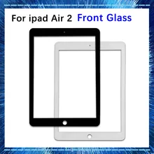 Nouveau Pour iPad Air2 Air 2 2nd Gen A1566 A1567 Verre Avant (Pas de Tactile Numériseur) Écran D'affichage À CRISTAUX LIQUIDES Extérieur Panneau De Remplacement=