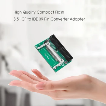 

5x CF to IDE Compact Flash Card Adapter Bootable 40 Pin CF to IDE 3.5" HDD Hard Drive Converter Adaptor 3.5" Male Connector