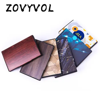 ZOVYVOL 2020 Fashion Multi-style Pattern Credit Card Holder RFID Blocking Smart Wallet Metal Business Card Box Name Card Case
ZOVYVOL 2020 Fashion Multi-style Pattern Credit Card Holder RFID Blocking Smart Wallet Metal Business Card Box Name Card Case