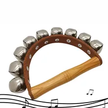 Wooden Rattle Sleigh Bells Handbell Percussion Musical Instrument Education Toys Plus Sleigh Bells Bright Jingling Sound Gift
Wooden Rattle Sleigh Bells Handbell Percussion Musical Instrument Education Toys Plus Sleigh Bells Bright Jingling Sound Gift