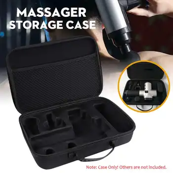 Portable Massage Guns Storage Bag EVA + 600D Cloth Massager Box Black Shockproof Case 330x230x80mm Perfect protection 
Portable Massage Guns Storage Bag EVA + 600D Cloth Massager Box Black Shockproof Case 330x230x80mm Perfect protection